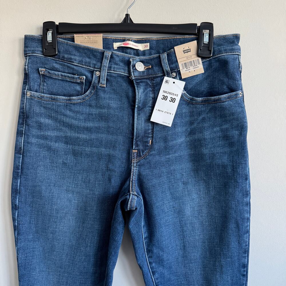 Levi's 311 Shaping Skinny Jeans Stretch Smoothing Mid Rise 30x30 NWT - Picture 2 of 7